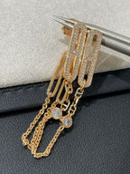 [Imperial] CHAINE CHAOS DIAMOND DROP EARRINGS