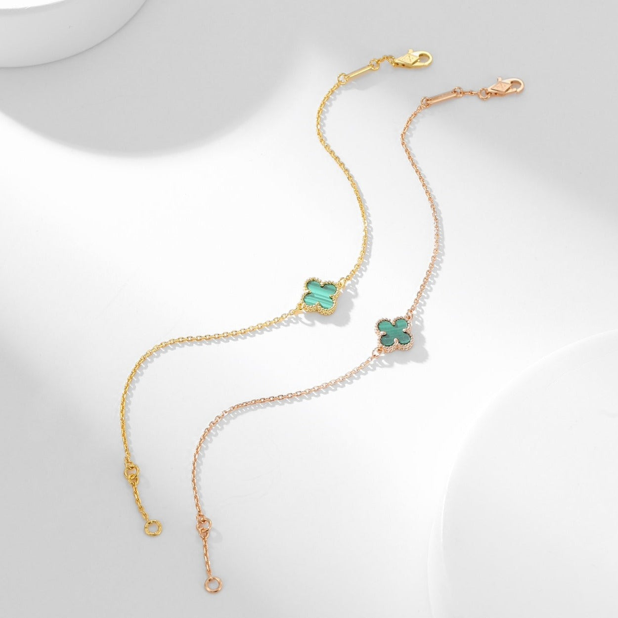 [Imperial] CLOVER BRACELET MALACHITE 1 MOTIF