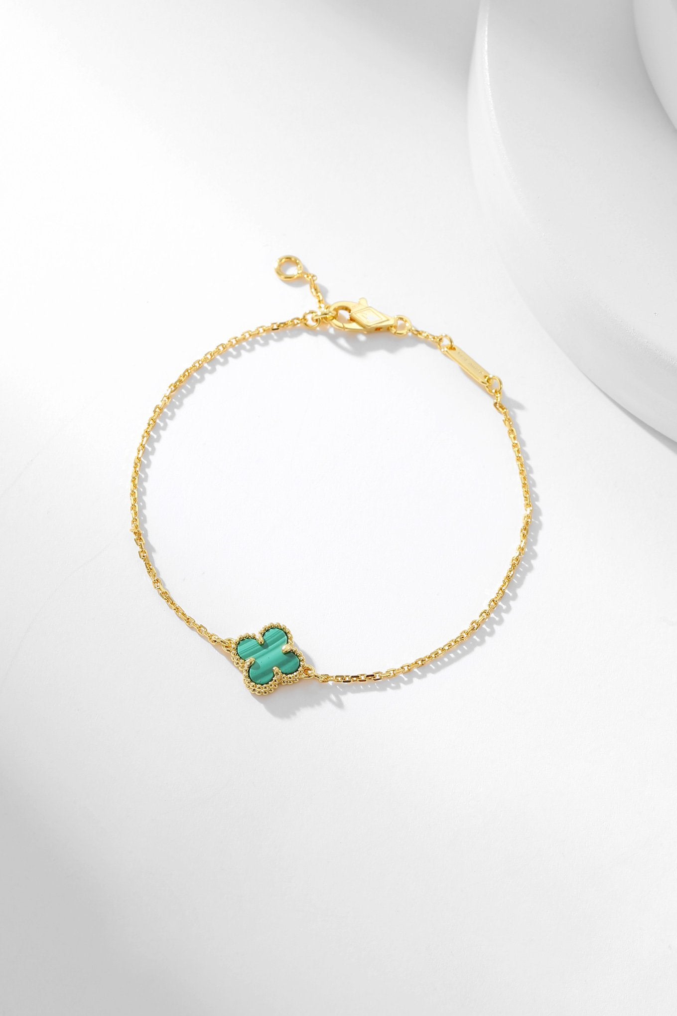 [Imperial] CLOVER BRACELET MALACHITE 1 MOTIF