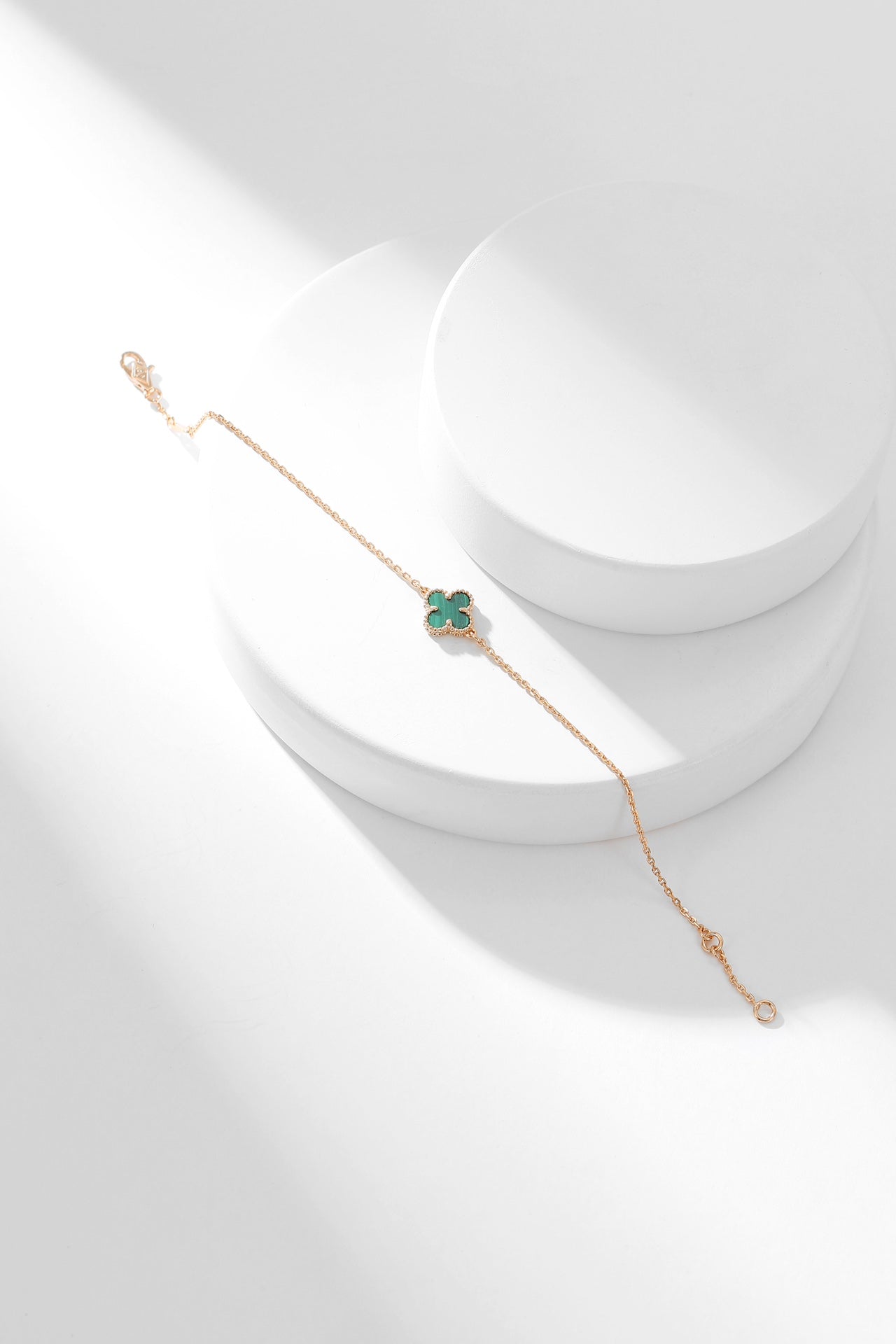 [Imperial] CLOVER BRACELET MALACHITE 1 MOTIF