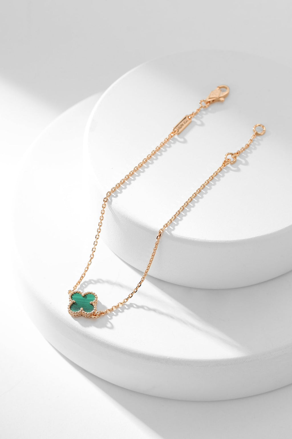 [Imperial] CLOVER BRACELET MALACHITE 1 MOTIF
