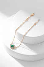 [Imperial] CLOVER BRACELET MALACHITE 1 MOTIF