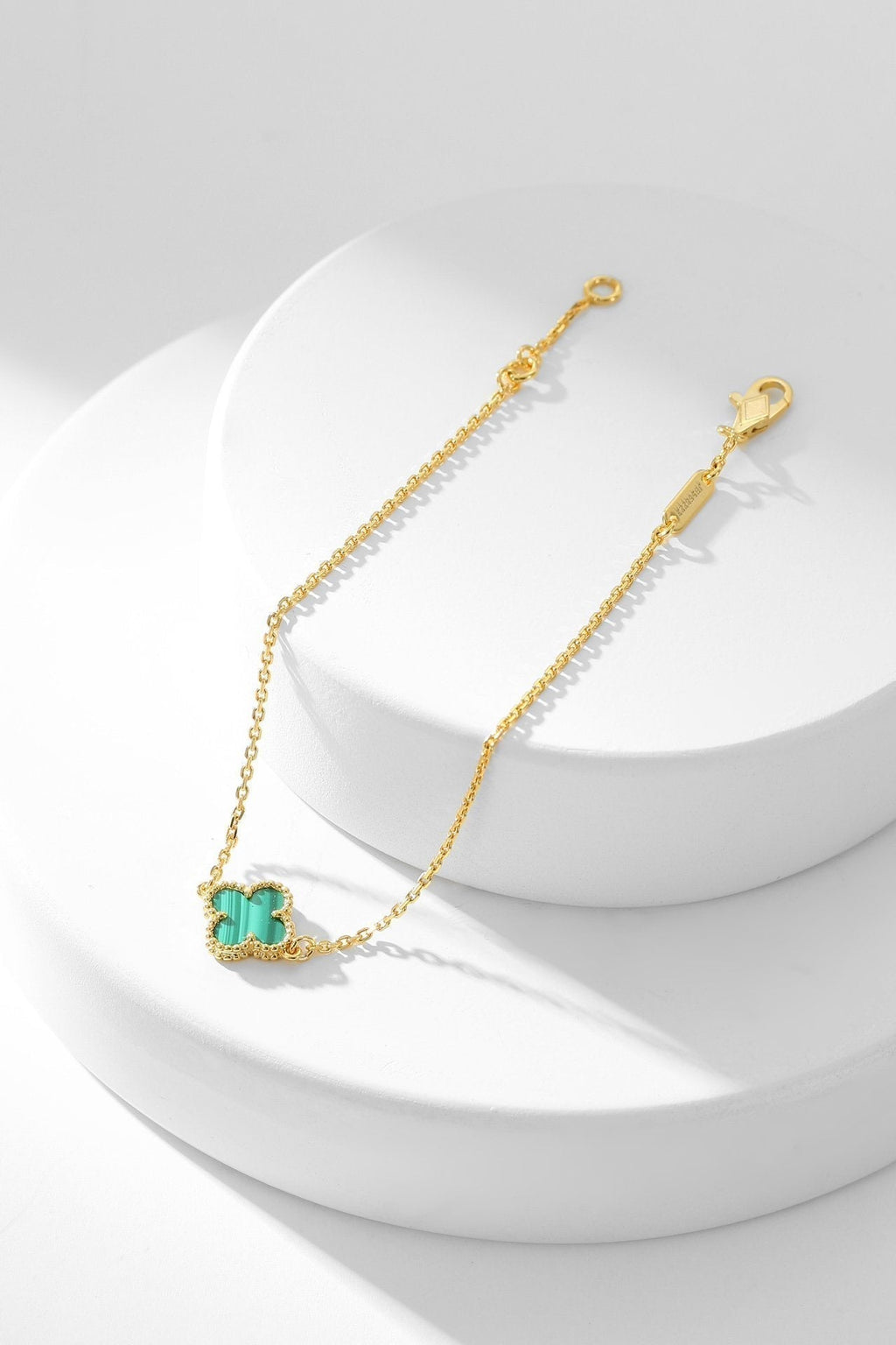 [Imperial] CLOVER BRACELET MALACHITE 1 MOTIF