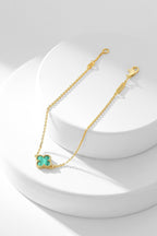 [Imperial] CLOVER BRACELET MALACHITE 1 MOTIF