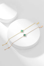 [Imperial] CLOVER BRACELET MALACHITE 1 MOTIF