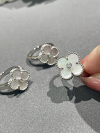 [Imperial] CLOVER SILVER MOP DIAMOND RING