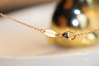 [Imperial] JEUX MALACHITE 1 DIAMOND PINK GOLD NECKLACE