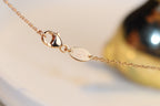 [Imperial] JEUX MALACHITE 1 DIAMOND PINK GOLD NECKLACE