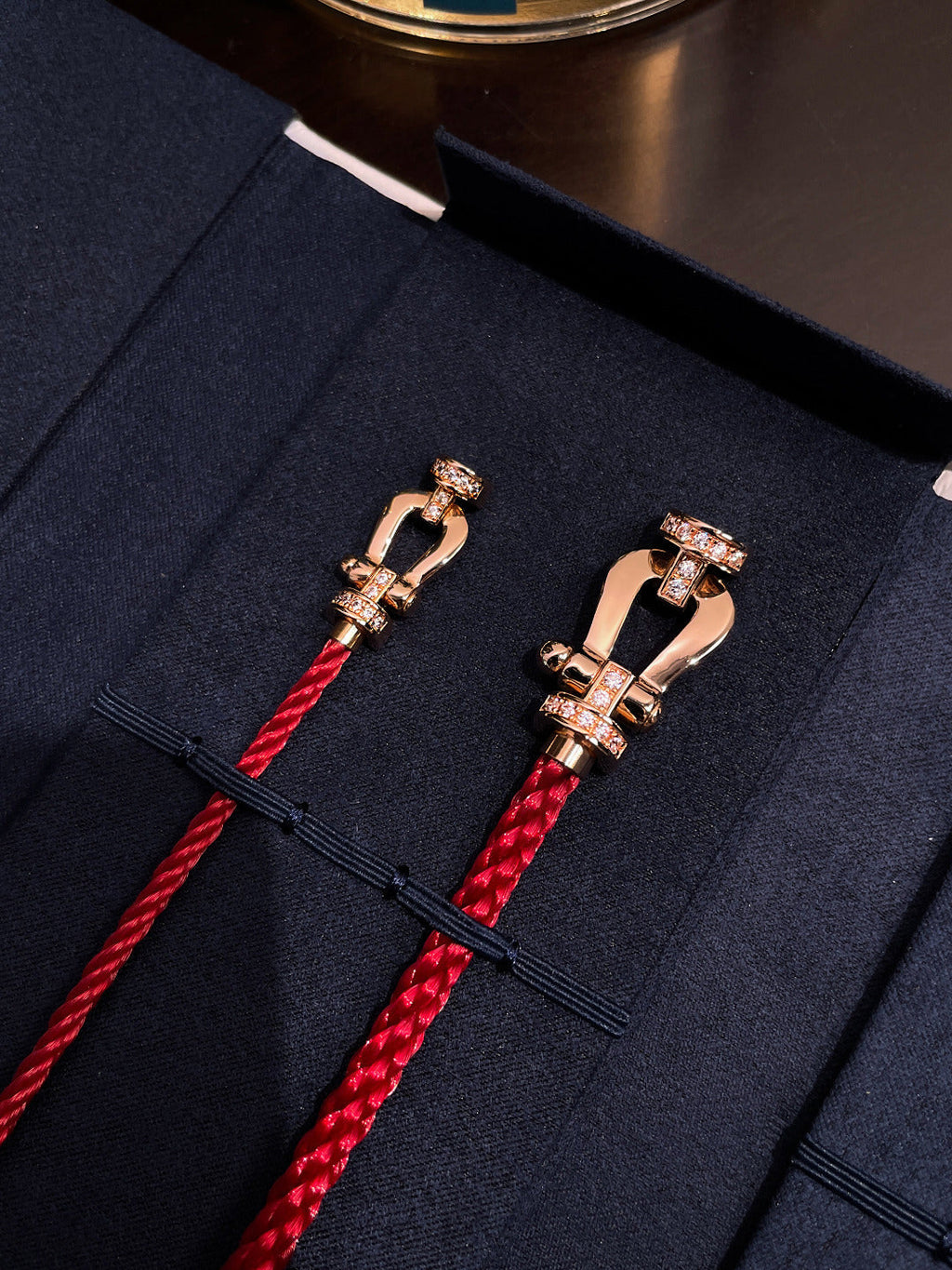 [Imperial] FORCE 10 HALF DIAMOND PINK GOLD RED CORDERI LARGE AND MEDIUM MODEL