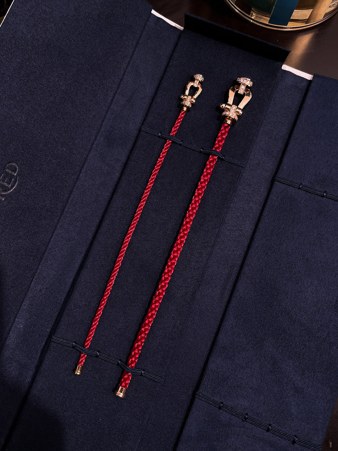 [Imperial] FORCE 10 HALF DIAMOND PINK GOLD RED CORDERI LARGE AND MEDIUM MODEL
