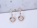 [Imperial] STAR AND SUN PINK GOLD MOP DROP EARRINGS