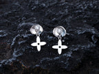 [Imperial] VIDYLLE SILVER DIAMOND MINI DROP EARRINGS