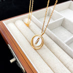 [Imperial]  MOVE MOP PINK GOLD NECKLACE