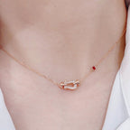 [Imperial] FORCE 10 DIAMOND PINK GOLD NECKLACE