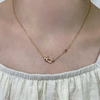 [Imperial] FORCE 10 DIAMOND PINK GOLD NECKLACE