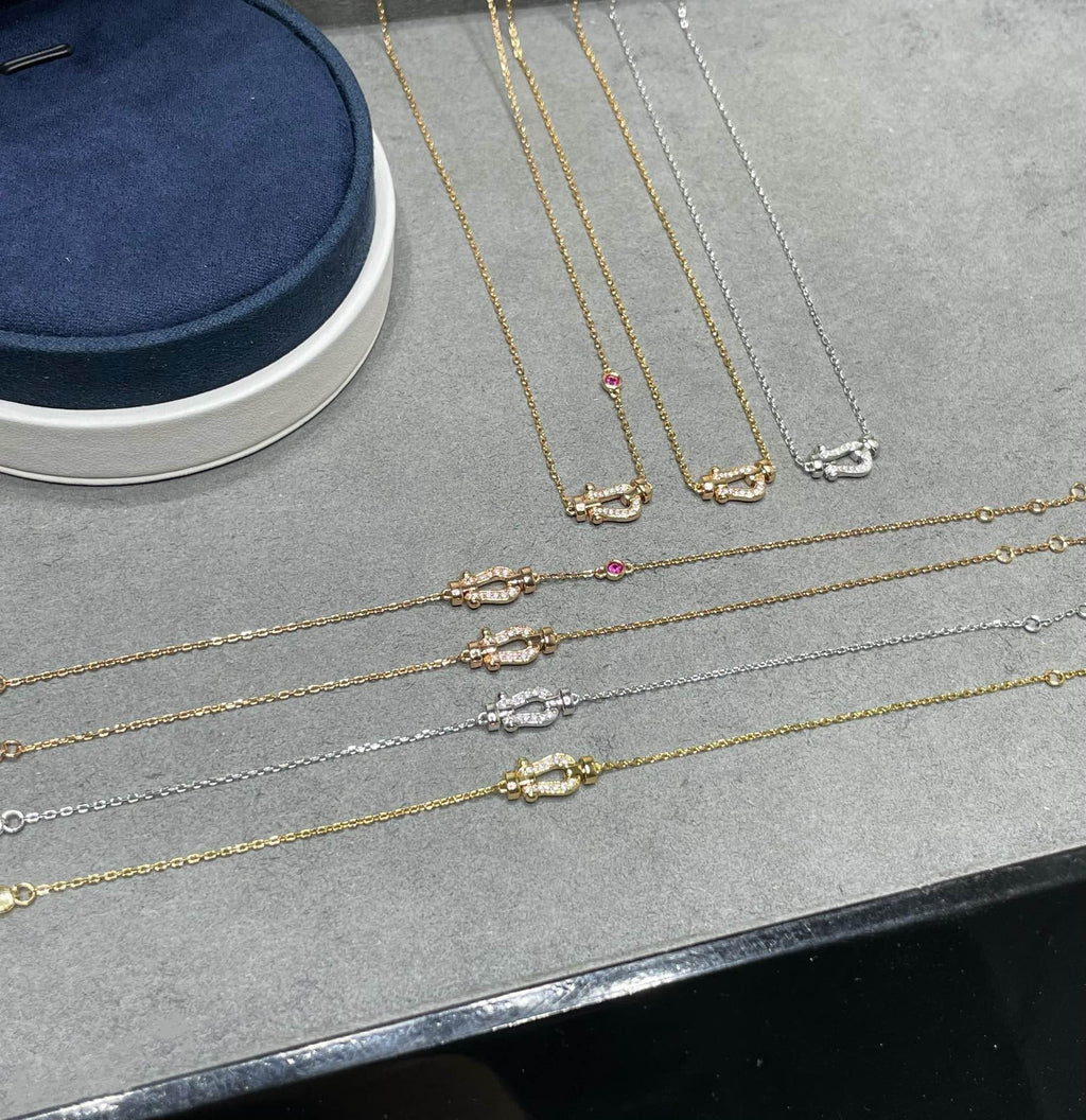 [Imperial] FORCE 10 DIAMOND PINK GOLD NECKLACE