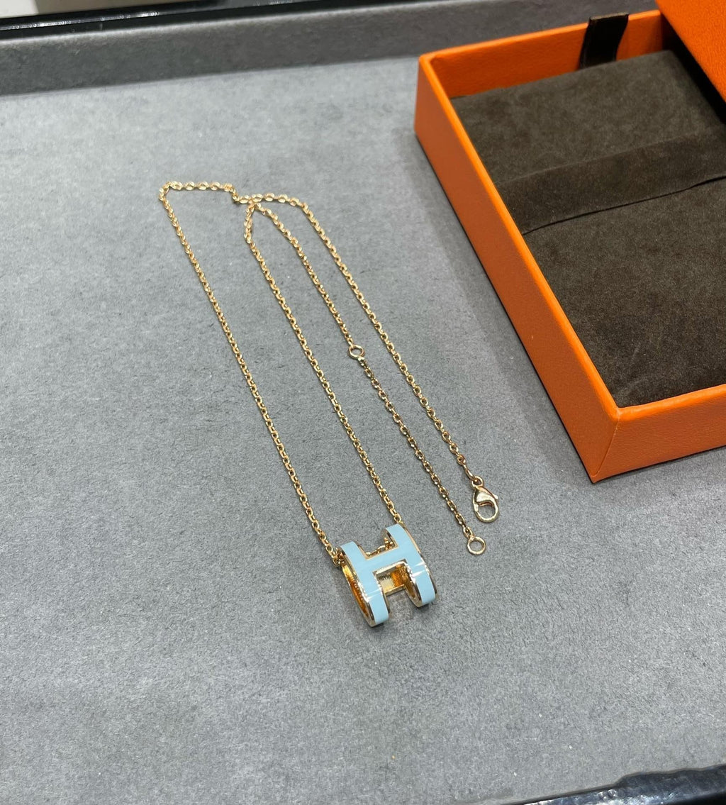 [Imperial] POP H SKY BLUE NECKLACE