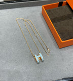 [Imperial] POP H SKY BLUE NECKLACE