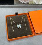 [Imperial] POP H SKY BLUE NECKLACE