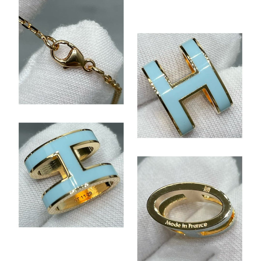 [Imperial] POP H SKY BLUE NECKLACE