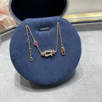[Imperial] FORCE 10 DIAMOND CHAIN LINK PINK GOLD BRACELET