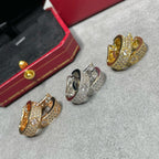 [Imperial] LOVE 5.5MM DIAMOND PAVED EARRINGS