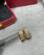 [Imperial] LOVE 5.5MM DIAMOND PAVED EARRINGS
