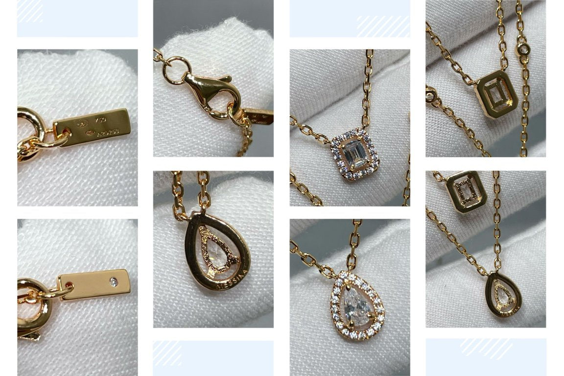 [Imperial] MY TWIN 2 ROW DIAMOND NECKLACE