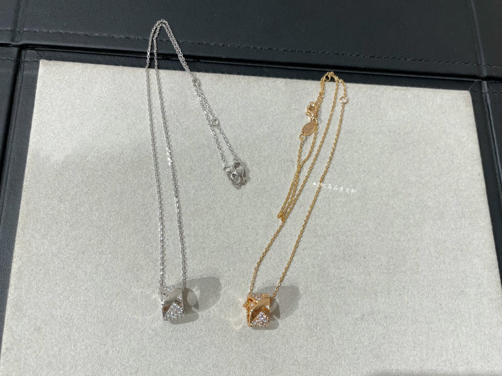 [Imperial] LIENS EVIDENCE DIAMOND PAVED NECKLACE