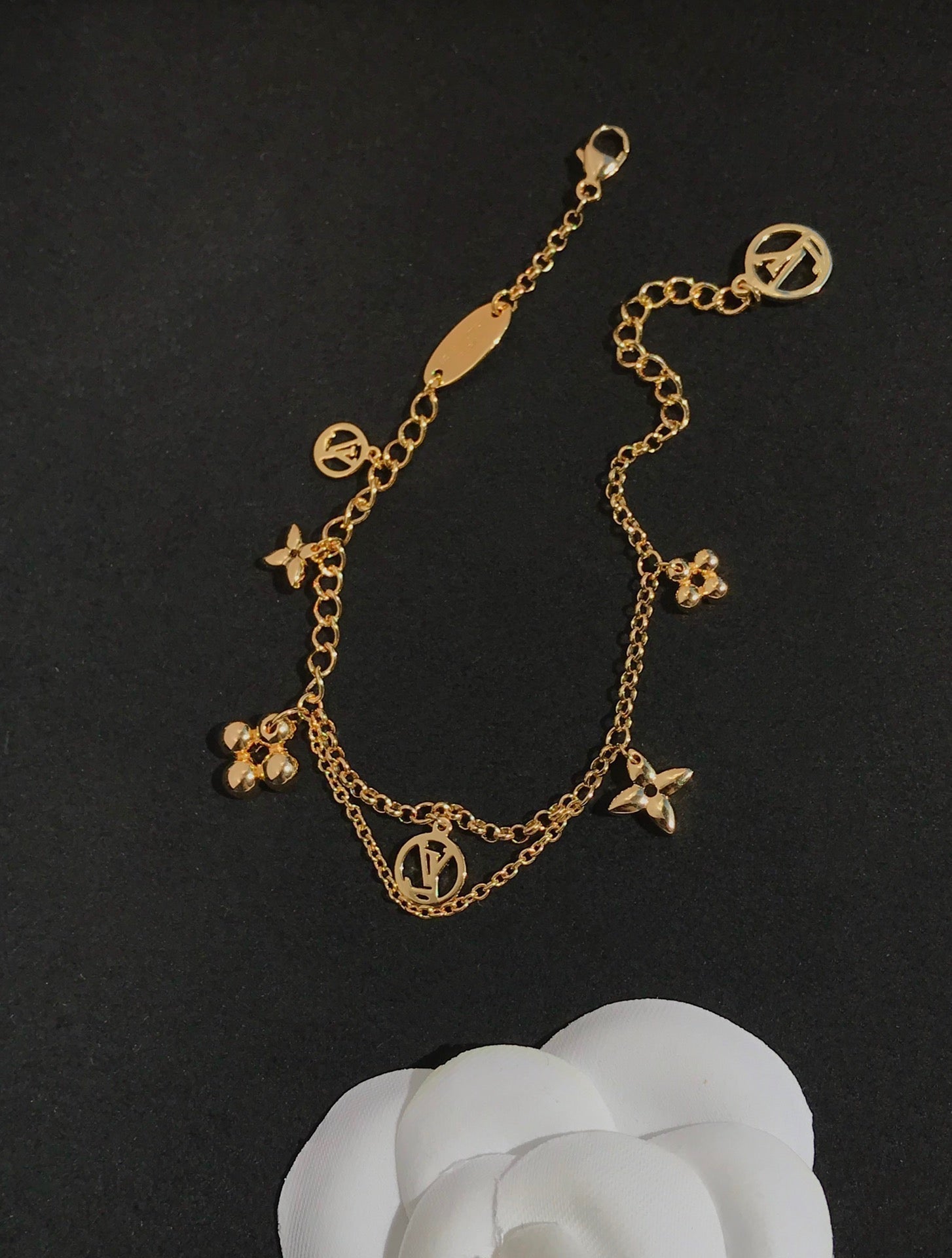 [Imperial] BLOOMING PINK GOLD MOP BRACELET