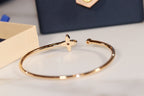 [Imperial] IDYLLE GOLD OPEN BRACELET DIAMOND PAVED