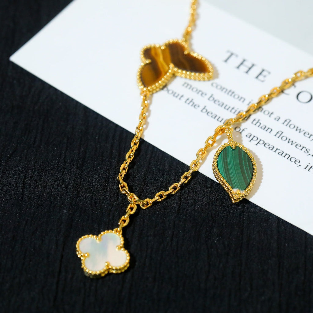 [Imperial] LUCKY SPRING 5 MOTIF GOLD BRACELET