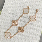 [Imperial]New CLOVER WHITE PEARL MOP 5 MOTIF BRACELET COLLECTION
