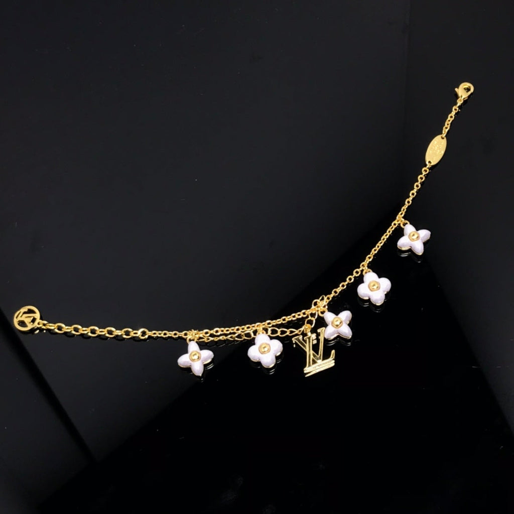 [Imperial] LOGO 6 MOTIF STAR AND SUN GOLD BRACELET