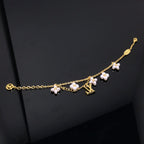 [Imperial] LOGO 6 MOTIF STAR AND SUN GOLD BRACELET