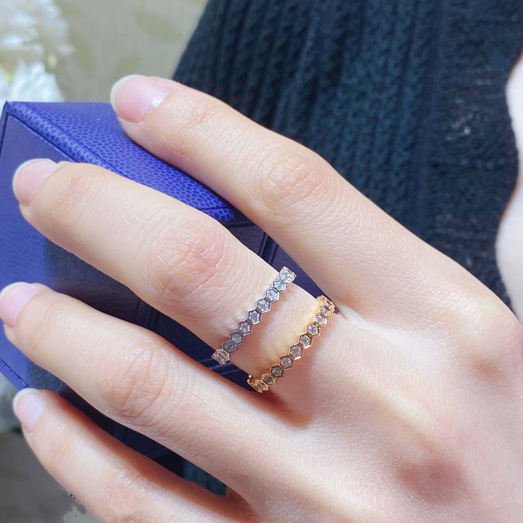 [Imperial] BEE LOVE DIAMOND PAVED SMALL RING