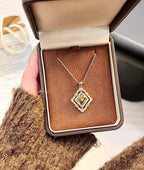 [Imperial] B.C.L ENAMEL ROTATING SINGLE-DIAMOND NECKLACE£¨Various colors£©