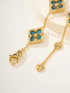[Imperial]B.C.L ENAMELED Five-Flower Bracelet£¨Various Colors