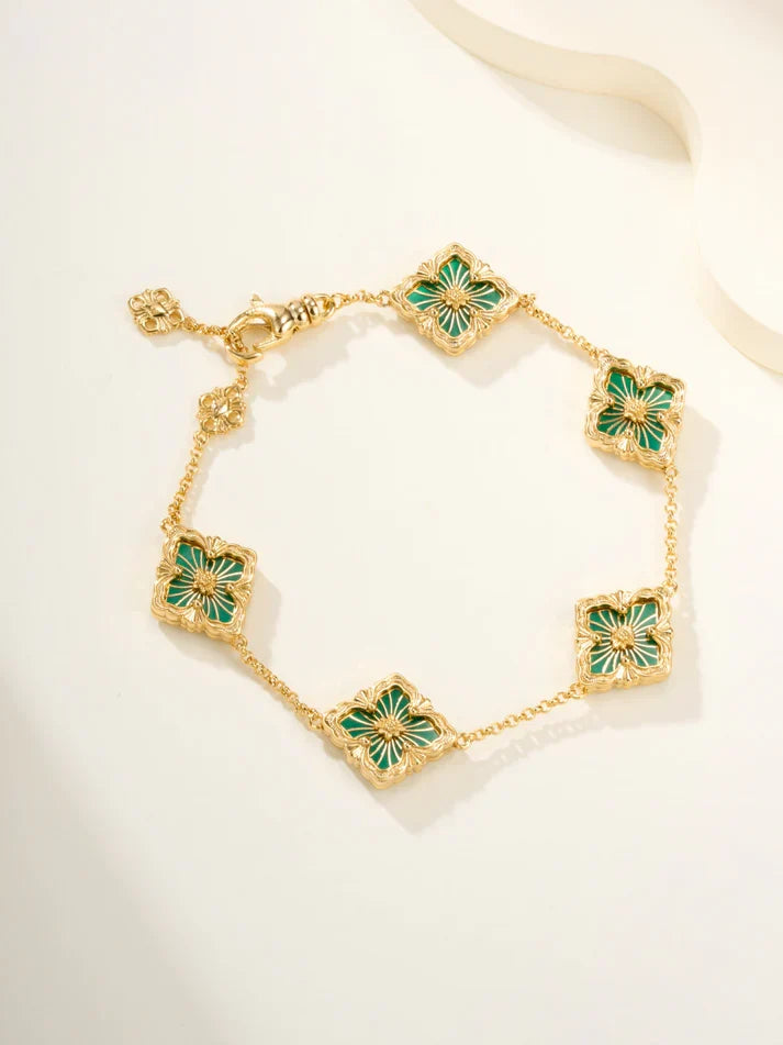 [Imperial]B.C.L ENAMELED Five-Flower Bracelet£¨Various Colors