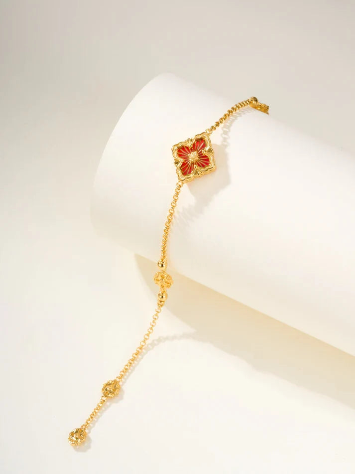 [Imperial]B.C.L ENAMELED One-Flower Bracelet£¨Various Colors