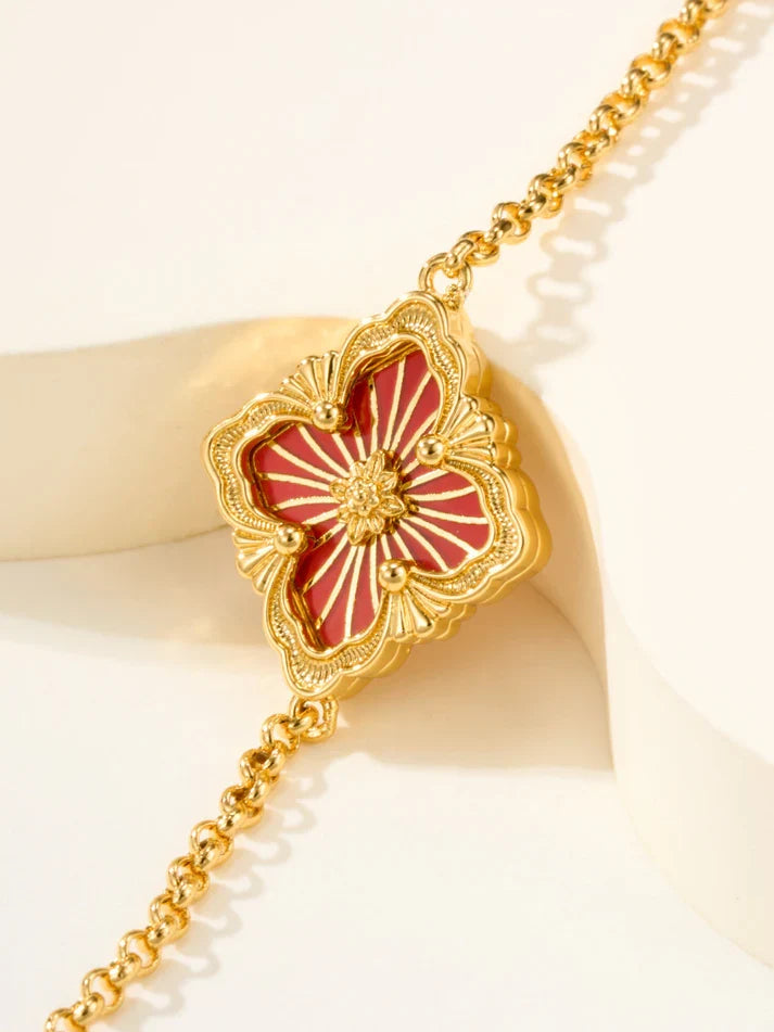 [Imperial]B.C.L ENAMELED One-Flower Bracelet£¨Various Colors