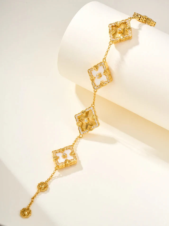 [Imperial]B.C.L ENAMELED Five-Flower Bracelet£¨Various Colors BIG SIZE