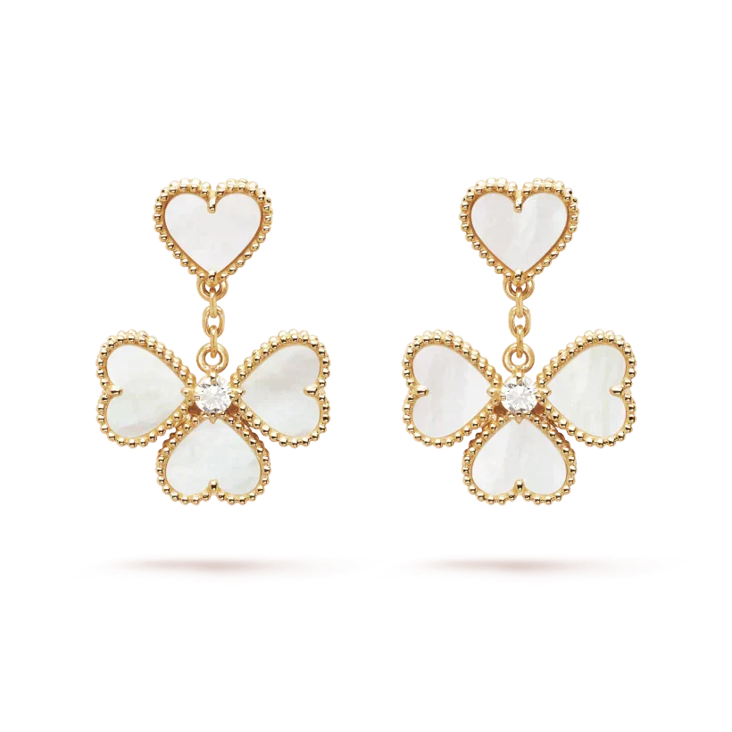 [Imperial] CLOVER SWEET WHITE MOP EARRINGS