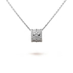 [Imperial] PERLEE PEDANT SIVLER DIAMOND NECKLACE