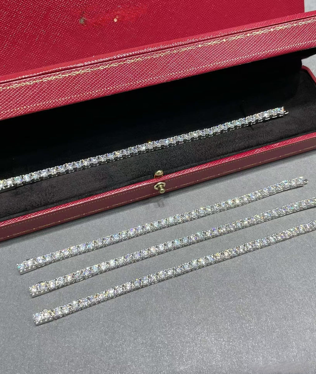 [Imperial]TENNIS BRACELET WITH FULL DIAMOND SETTING