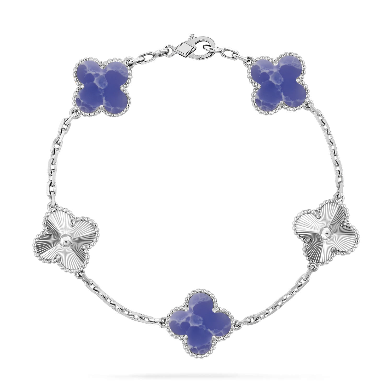 [Imperial]New CLOVER 5 MOTIF BLUE VEINS BRACELET COLLECTION
