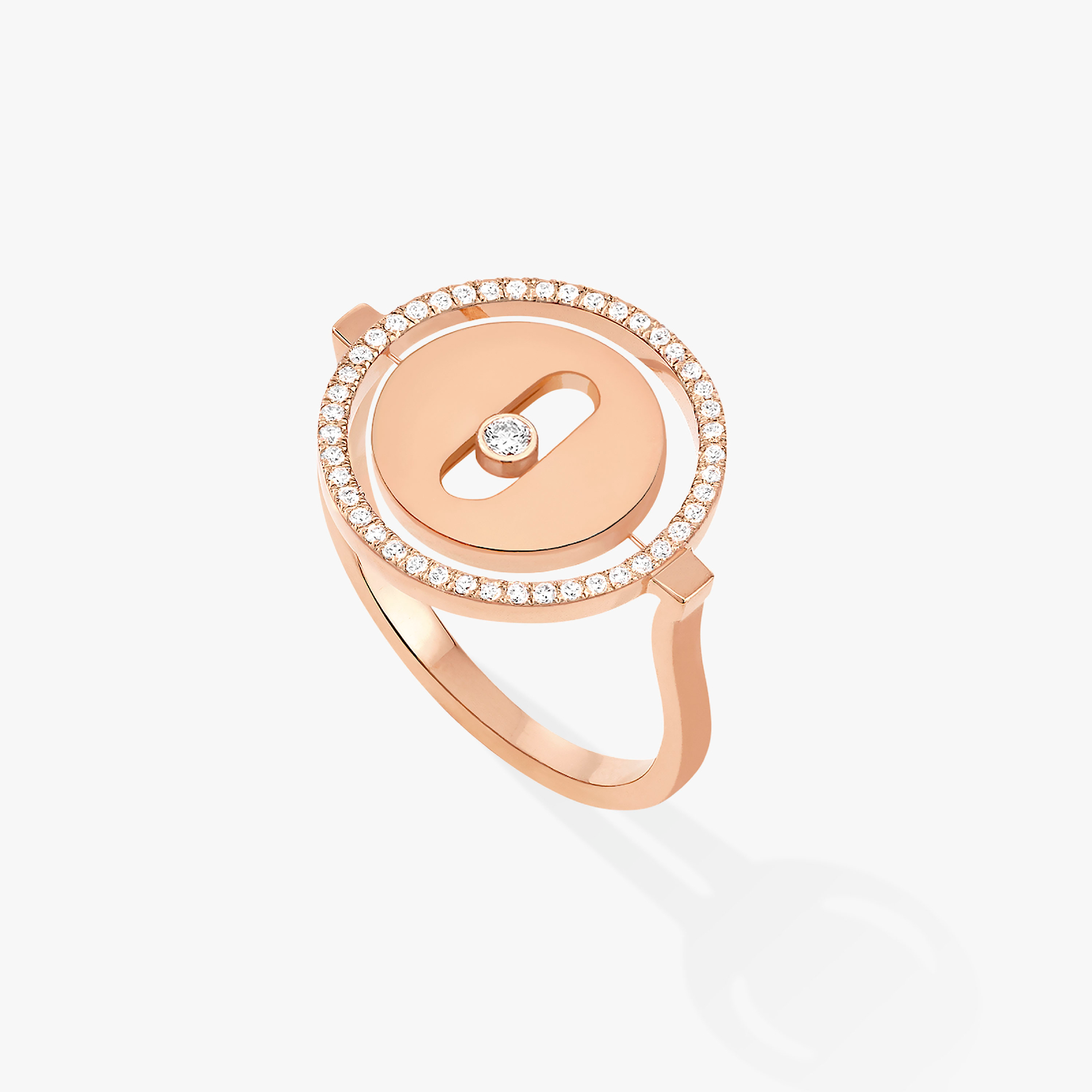 [Imperial]  MOVE PINK GOLD DIAMOND RING