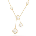[Imperial] CLOVER MOTHER OF PEARL NECKLACE 6 MOTIF