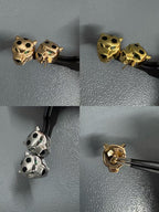 [Imperial] CHRRTAH-PRINT STUD EARRINGS, THREE COLORS