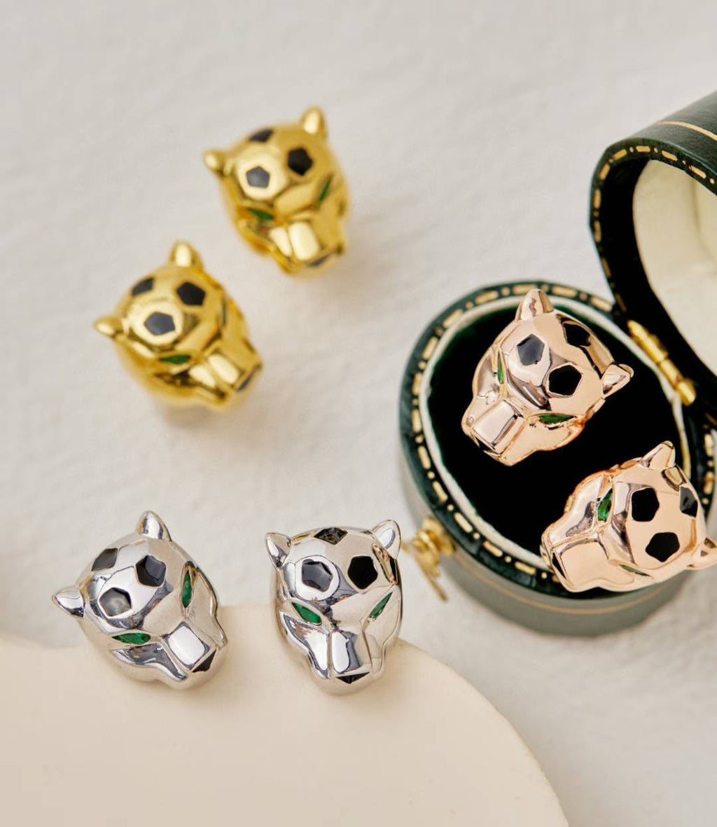 [Imperial] CHRRTAH-PRINT STUD EARRINGS, THREE COLORS